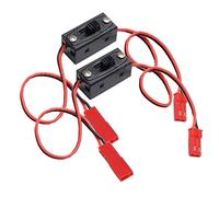 Sirxlevcy 2 Pcs On/Off Power Switch Receiver JST Connector for RC 1/10 1/8 Car Crawler Off-Road Vehicle Multi-Rotor Aircraft