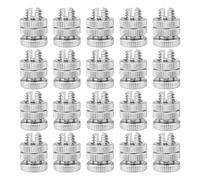 Sirxlevcy 20 Pieces Split Bolt Joint Clamp Wire Connector Electrical Fence Connector Aluminium Alloy for Multiple Electric Fence