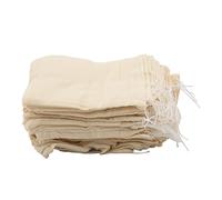 Sirxlevcy 200 Pack Cotton Muslin Bags Sachet Bag Multipurpose Drawstring Bags for Tea Jewelry Wedding Party Favors Storage (4 x 6 Inches)