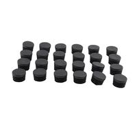 Sirxlevcy 24Pack Chair Table Legs Plug 22mm Diameter Round Plastic Cover Thread Inserted Tube to Protect The Floor and Bumps