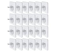 Sirxlevcy 24PCS Punch Free Shelf Support Peg-Self Adhesive Shelves Clips for Kitchen Cabinet Closet Brackets Clapboard Layer