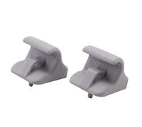 Sirxlevcy 2Pcs 8523505100OM Retainer Sunvisor Clips Bracket Grey for I20 2008-2015 85235-05100OM Interior Accessories