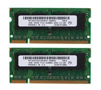 Sirxlevcy 2PCS DDR2 4GB Laptop Ram 800Mhz PC2 6400 SODIMM 2RX8 200 Pins for Laptop Memory