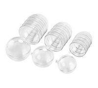 Sirxlevcy 30Pcs Plastic Hollow Ball Christmas Hollow Ball Decoration Ball Window Transparent Ball Candy Packaging Box