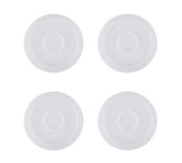 Sirxlevcy 4 Pack Round Silicone Coaster Molds,Clear Epoxy Molds for Casting with Resin,Concrete,Cement and Polymer Clay