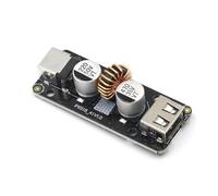 Sirxlevcy 45W 12V/24V DC to USB Type C PD & Type A QC3.0 DC Fast Charge Step-Down Buck Power Adapter IP6518 QC3.0 QC2.0 FCP IP6518 Full Protocol Fast Filling Board Module BC1.2PD