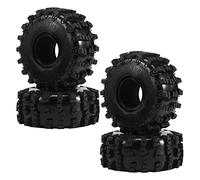 Sirxlevcy 4PCS 150MM 2.2 Rubber Big Tires Wheel Tyres for 1/10 RC Crawler Car Axial Wraith SCX10 Capra TRX4 TRX6 D90