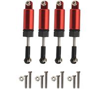 Sirxlevcy 4Pcs Alloy for 1:16 C-14 C-24 Pickup Crawler Half Truck RC Car Spare Parts Upgrade Modified Parts,Red