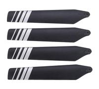Sirxlevcy 4Pcs C127 Main Blade for Stealth Hawk Pro C127 RC Helicopter Airplane Drone Spare Parts Accessories