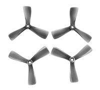 Sirxlevcy 4Pcs for Nazgul 3535 3.5Inch Cine Tri-Blade/3 Blade Propeller Prop with 5mm Mounting Hole for FPV Protek35 Part