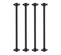 Sirxlevcy 4Pcs Metal Dog Bone Drive Shaft for 144001 124019 124018 RC Car Upgrades Parts Accessories