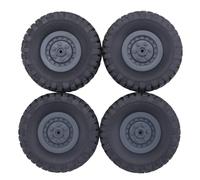 Sirxlevcy 4Pcs Rim Tire Tyre for RC 1/16 Climbing Crawler Car B-1/B-24/C-14/C-24/B-16 Truck Model Spare Parts Accessories,