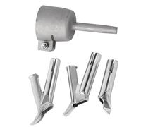 Sirxlevcy 4pcs/Set 8mm Round & Triangular Speed Welding Nozzle Tacking Nozzle for Hot Air Welder Torch Welding Plastic Rods