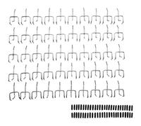 Sirxlevcy 50 Pcs 2-Inch Pegboard Hooks Wall Shelf Tool Hangers Home Storage Organizer Storage Display Hardware Tools