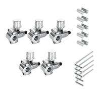 Sirxlevcy 5Pack BPV-31 Piercing Valve Line Tap Valve Kits Adjustable for Air Conditioners HVAC 1/4 Inch,5/16 Inch,3/8 Inch Tubing