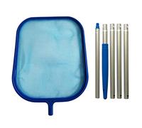 Sirxlevcy 6-Piece Swimming Pool Skimmer Net Telescopic Pole Leaf Skimmer Net Swimming Pool Cleaner Supplies Home Use