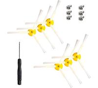 Sirxlevcy 6Pcs Spare Side Brushes Spare Parts Brush for 500,600 and 700 Series - Includes Screws and Screwdriver