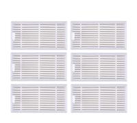 Sirxlevcy 6PCS Sponge Hepa Filter Robot Vacuum Cleaner Parts for V55 V50 V5 V5S V3 V3S V50 Pro X5 Accessories