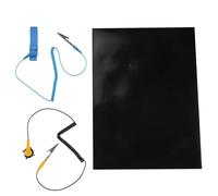 Sirxlevcy Anti-Static Mat Phone Repair Soldering Pad with Ground Wire ESD Wrist for Repair Mobile Repair Soldering Mat