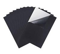Sirxlevcy Black Adhesive Back Felt Sheets Fabric Sticky Back Sheets Self-Adhesive and Water, 10 PCS