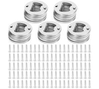 Sirxlevcy Bottle Opener Part with Countersunk Holes Strong Polished Bottle Opener Insert Parts