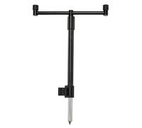 Sirxlevcy Carp Fishing Stick Holder Alloy Height Adjustable Universal Length Adjustable Fixed Fishing Bankstick Pole Rest 25cm