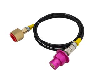 Sirxlevcy CGA320 Quick Connect Adapter Terra Duo Art to External Co2 Tank Adapter Hose Kit Easy to Use