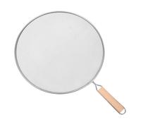 Sirxlevcy Cooking Frying Stainless Steel Anti Splatter Guard Oil Net Grease Splatter Screen Pan Mesh Guard Splash Cover Easy Install Easy to Use 21cm