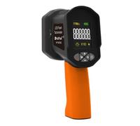 Sirxlevcy Digital Handheld Stroboscope 60-99999 FPM Non Contact Strobe Tachomete High Accuracy 0.001% LED Flash Tachometer Orange