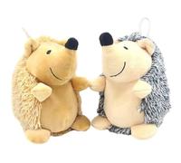 Sirxlevcy Dog Squeaky Toys Hedgehog Stuffed Plush Dog Chew Toys Interactive Dog Toys for Small Medium and Large Dog Easy Install Easy to Use,C