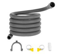 Sirxlevcy Drain Hose Extension Set Universal Washing Machine Hose 1M, Include Bracket Hose Connector and Hose Clamps Drain Hoses