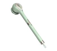 Sirxlevcy Electric Body Brush IP67 Waterproof, 3 Speeds, Extended Handle, Rechargeable Rotating Brush USB Rechargeable Rotating Brush Waterproof Extended Handle Skin Types Green