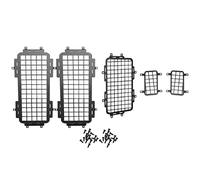 Sirxlevcy for MN D90 D99S MN99S 1/12 RC Car Upgrade Parts Rear Side Metal Stereoscopic Window Mesh Protective Net Accessories