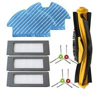 Sirxlevcy for Ozmo 900 Filter Brush Mop Cloth Set Vacuum Cleaner Parts Robot Vacuum Cleaner Roller Brush Side