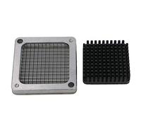 Sirxlevcy French Fry Cutter Stainless Steel +3 Blades Size, Fries Chips Cutter Parts French Fry Potato Chips Cutters(6.5Mm)