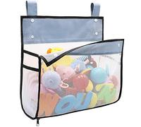 Sirxlevcy Greater Capacity Bath Toy Organizer, Extra Large Opening Bathroom Toy Holder, Bottom Zipper Bathtub Toy Storage Bag