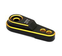 Sirxlevcy Hard Aluminum Alloy 25T M3 Steering Link Servo Arm Horn for 1/10 RC Crawler TRX4 Metal Upgrade Parts,Gold