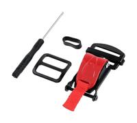 Sirxlevcy Helmet Quick Release Buckle Replacement Kit, Ratcheted Helmets for Chin Strap Up to 1inch, Motorcycle Helmets Red