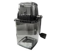 Sirxlevcy Household Manual Ice Crusher Transparent Multi-Purpose Hand Shaved Ice Machine, Shaved Ice Machine, Black