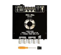 Sirxlevcy -HT21 Bluetooth Power Amplifier Board 2.1 Channel 2x160W+220W Subwoofer TDA7498E Digital Amplifier Module with Case