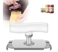 Sirxlevcy JarOpener for Weak Hands Easy Open Adjustable Grip, Stainless Steel Can Opener Bottle Tin Cap for Seniors B