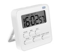 Sirxlevcy Kitchen Timer,Egg Timer with Clock,Digital Timer Stopwatch with LCD Loud Alarm for Cooking,Baking, Sports,Learning,Etc