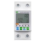 Sirxlevcy Manual Automatic Smart Zigbee Switch Remote Control Reclosing 63A Smart Circuit Breaker WiFi Digital Display Earth Leak