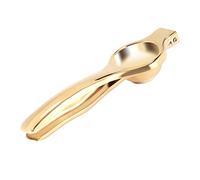 Sirxlevcy Manual Lemon Juicer Stainless Steel Juicer Citrus Handle Squeezer Tool, Gold