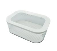 Sirxlevcy Meat Fridge Storage Containers Container with Lid for Meat Fridge Storage Box Suitable for Storing Bacon B