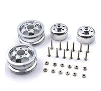 Sirxlevcy Metal Upgrade Shock-Proof Wheel Hub Rim for B1 B16 B24 B36 C14 C24 1/16 RC Truck with Screw
