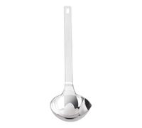 Sirxlevcy Oil Seperator Spoon, Stainless Steel Oil Filter Spoon Soup with Long Handle Oil Soup Cooking Strainer Filter Soup Ladle