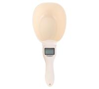 Sirxlevcy Pet Food Measuring Scoop Dog Food Measuring Cup,Digital Scale Spoon Detachable Cup Feeding Bowls for Measuring Pets Food