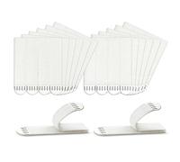Sirxlevcy Picture Hanging Strips Heavy Duty,24-Pairs(48 Strips) Sticky Picture Hangers for Walls,Hanging Pictures Without Nail Easy to Use