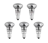 Sirxlevcy Replacement Lava Lamp E14 R39 30W Spotlight Screw in Light Bulb Clear Reflector Spot Light Bulbs Lava Incandescent 5Pcs